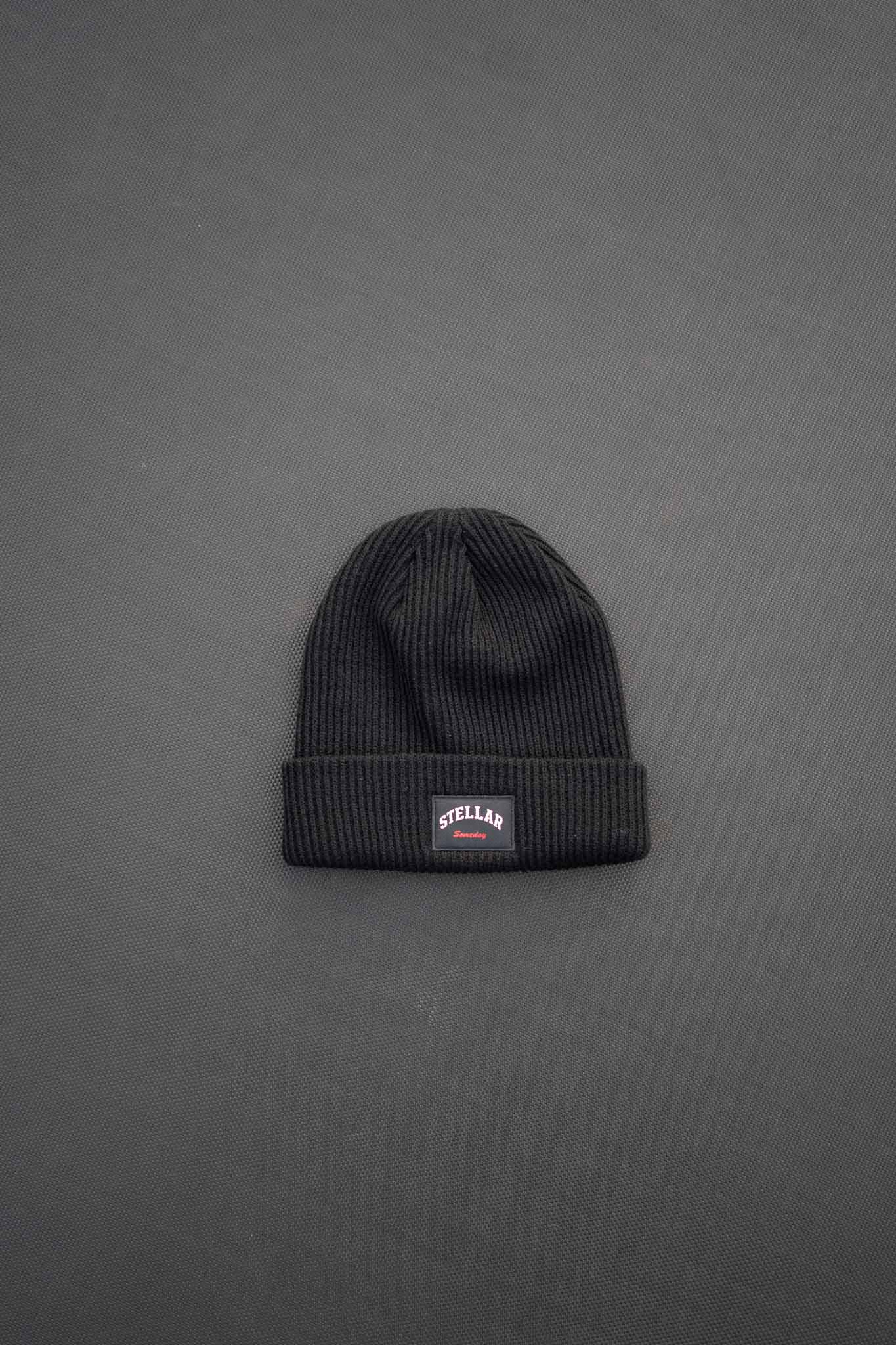 STELLAR SOMEDAY COAL BLACK BEANIE