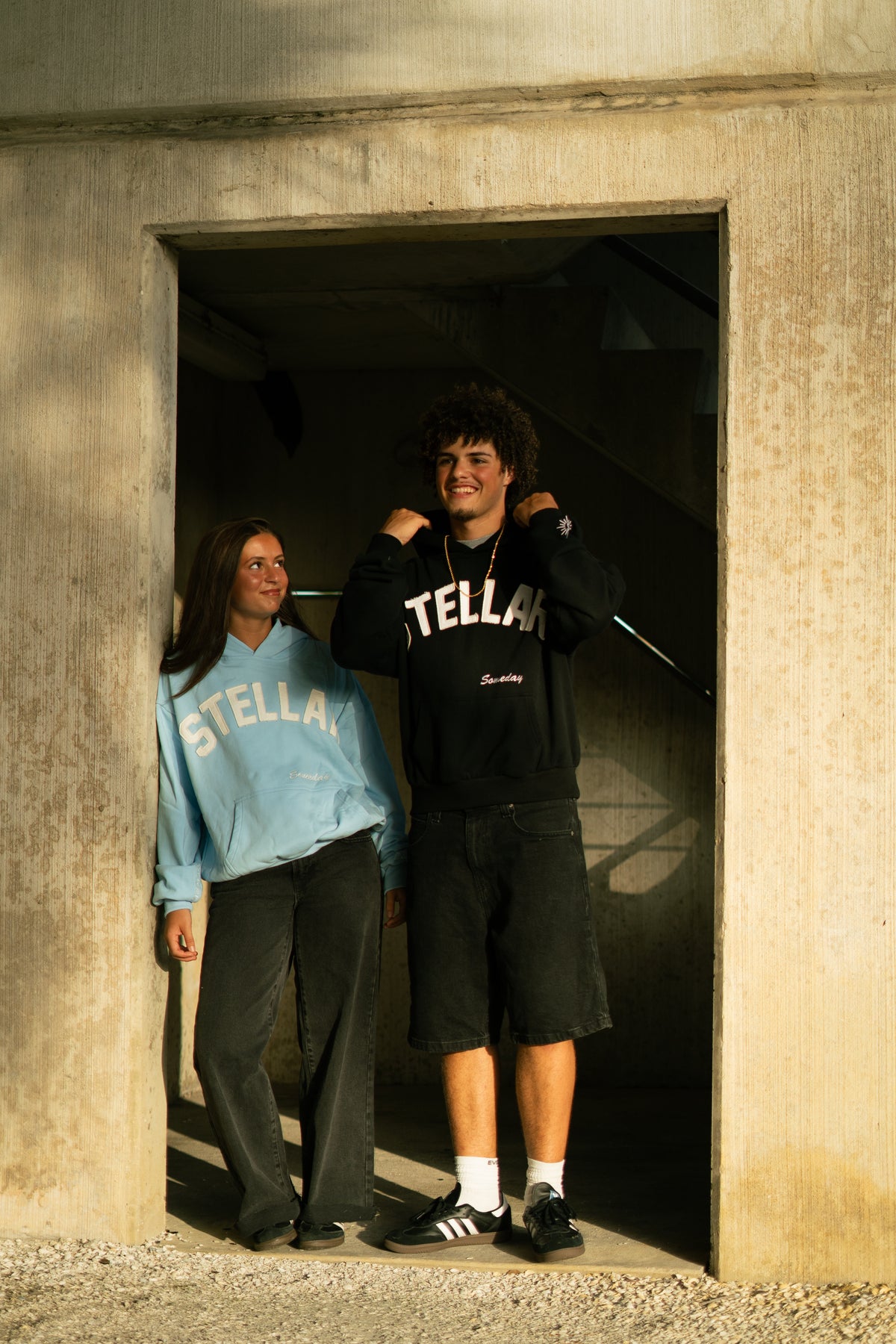 STELLAR SOMEDAY HOODIE - GLACIER BLUE / IVORY