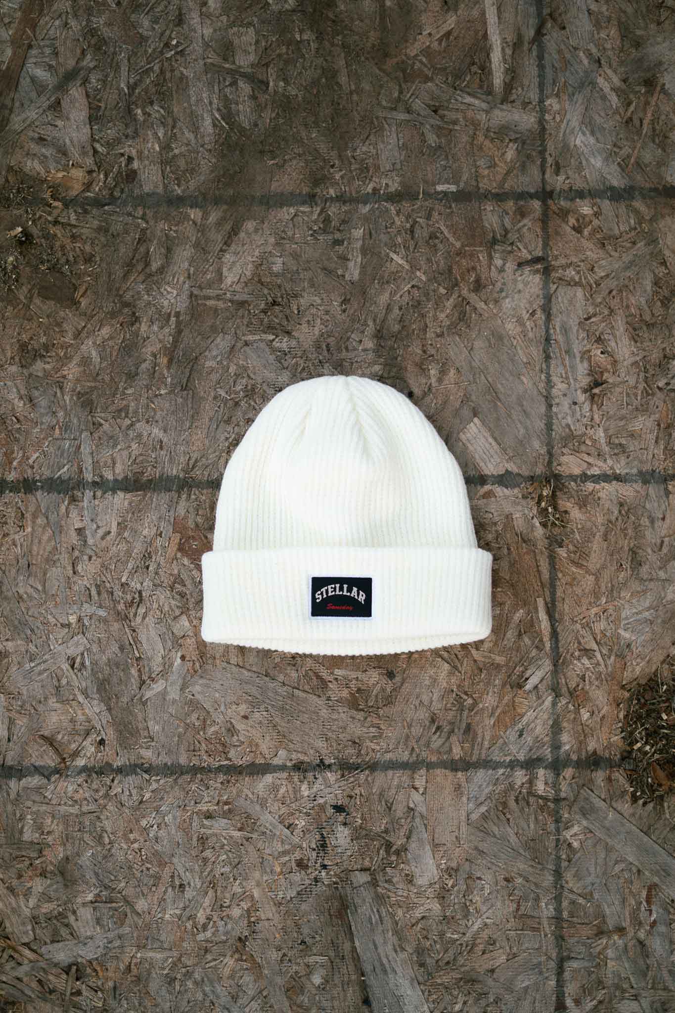 STELLAR SOMEDAY CRISP WHITE BEANIE
