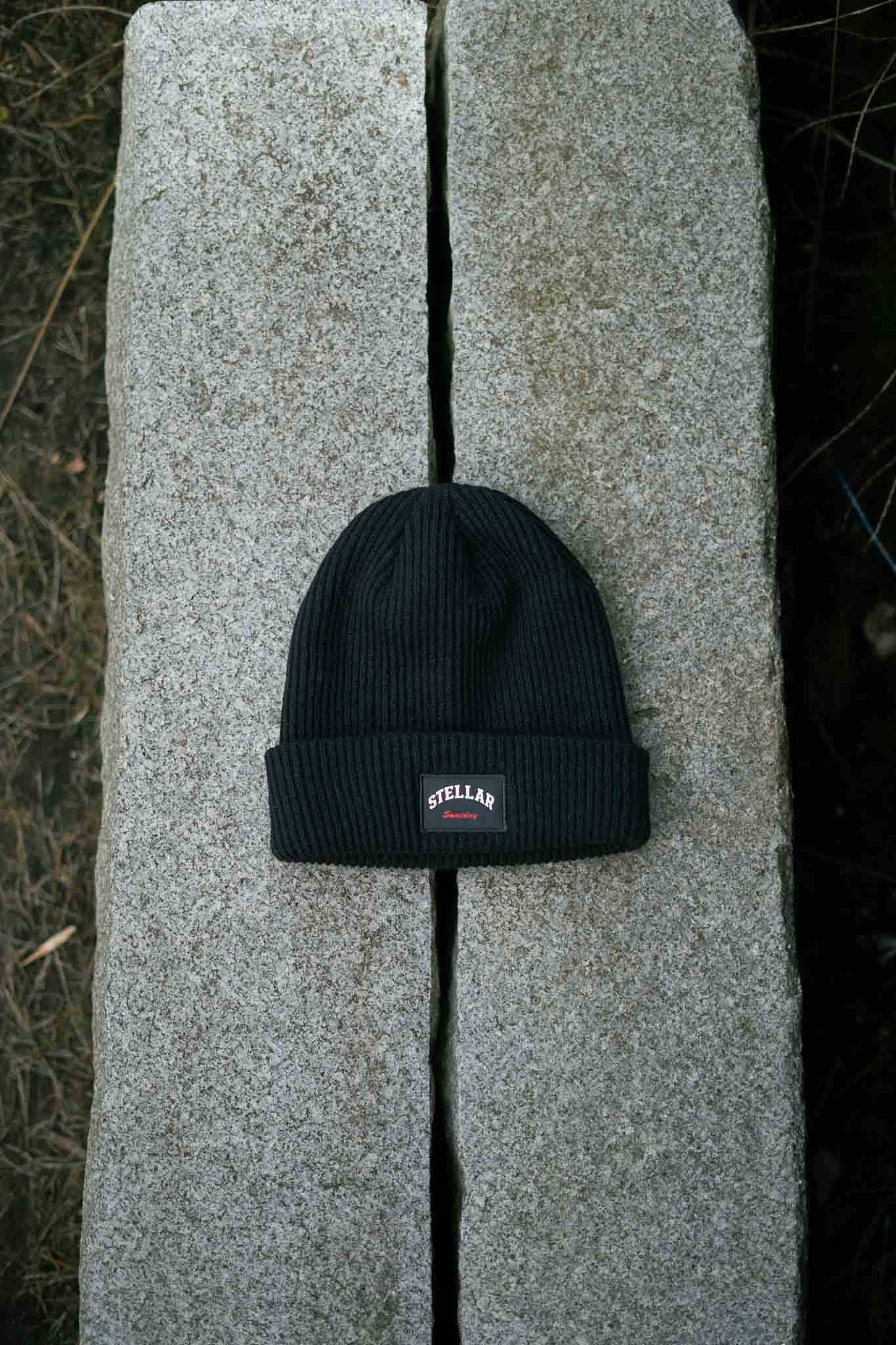 STELLAR SOMEDAY COAL BLACK BEANIE