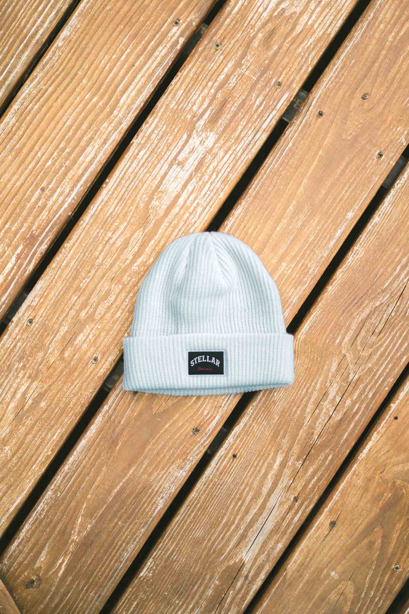 STELLAR SOMEDAY CRISP WHITE BEANIE