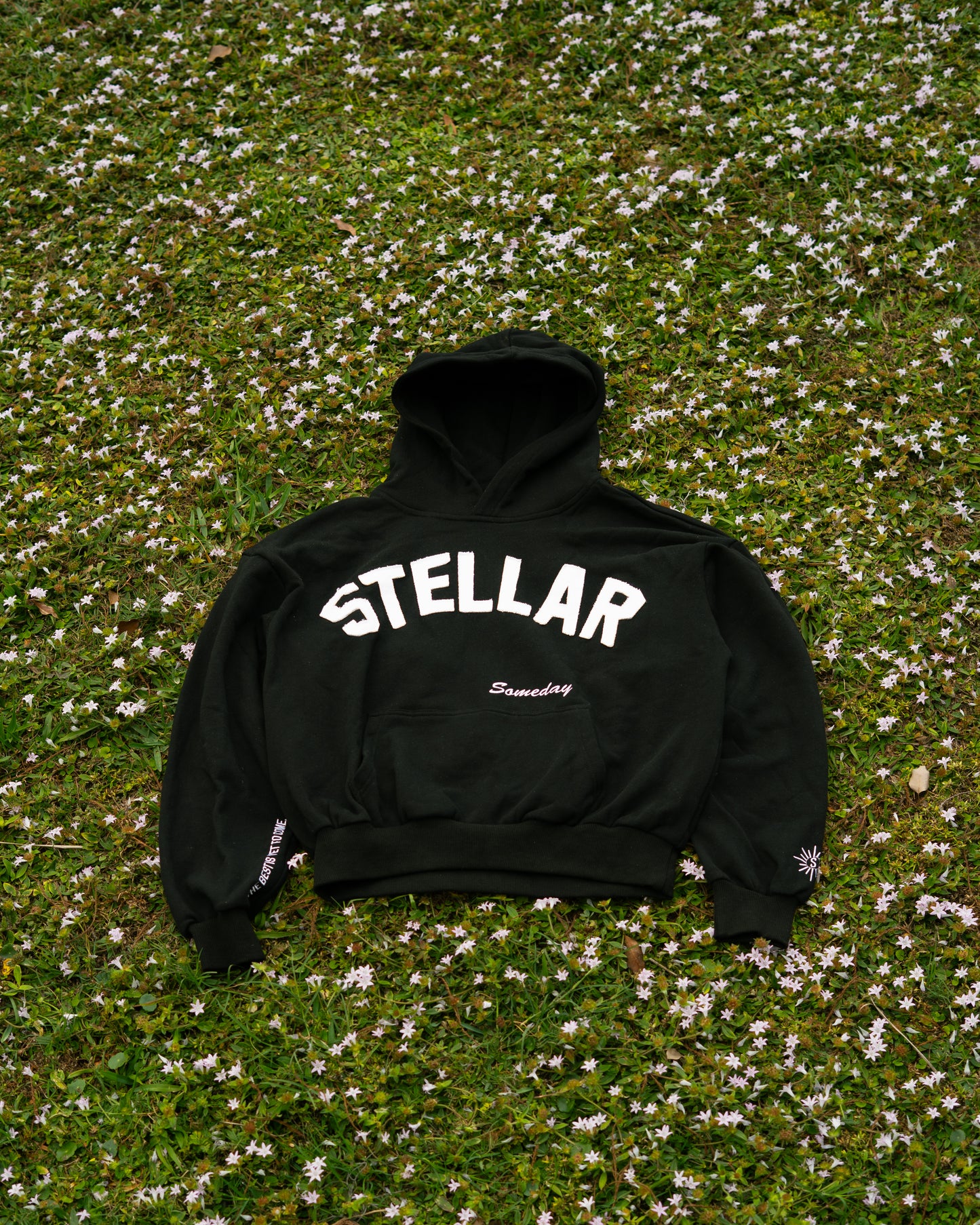 STELLAR SOMEDAY HOODIE - COAL BLACK / IVORY