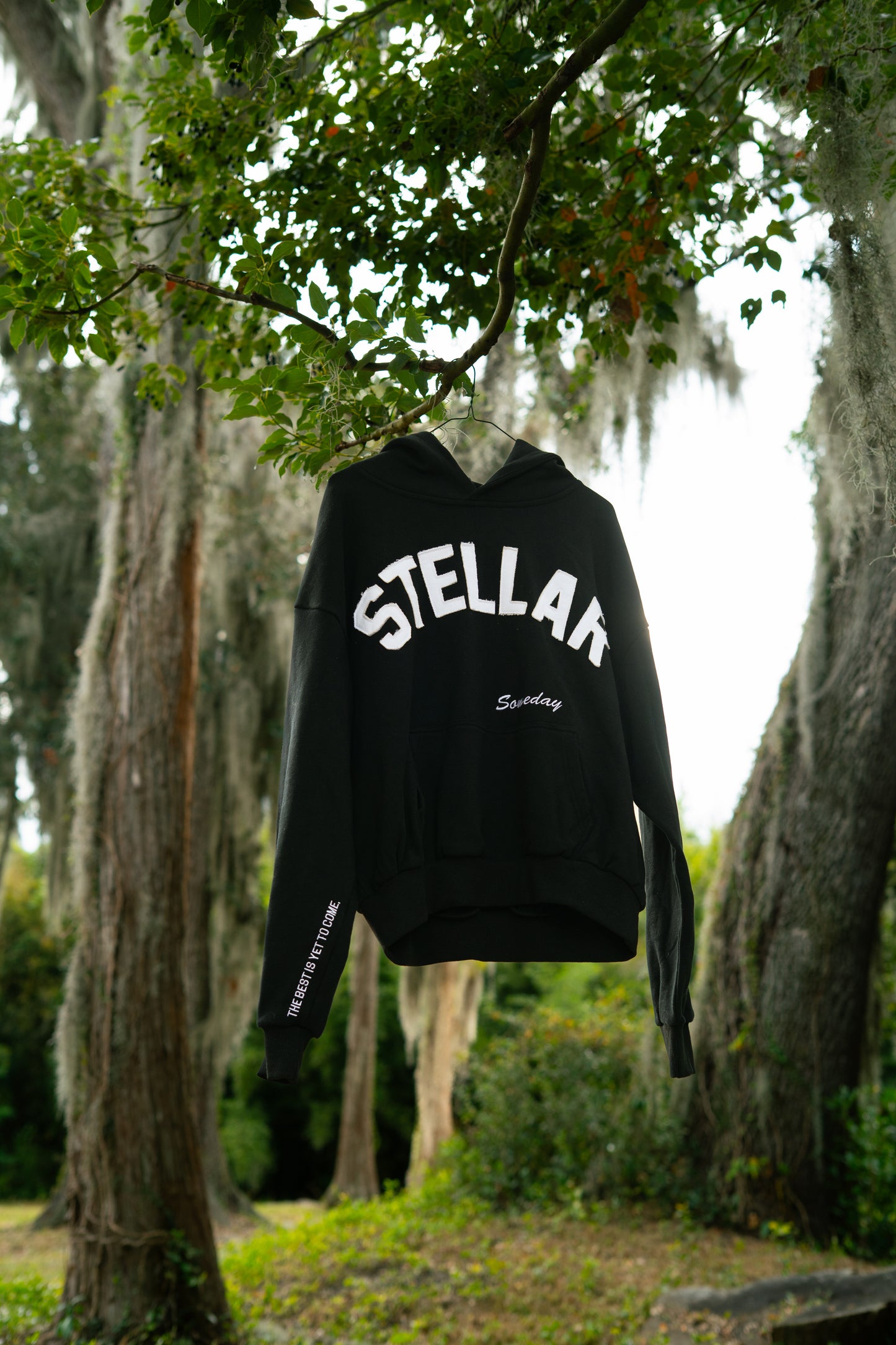 STELLAR SOMEDAY HOODIE - COAL BLACK / IVORY