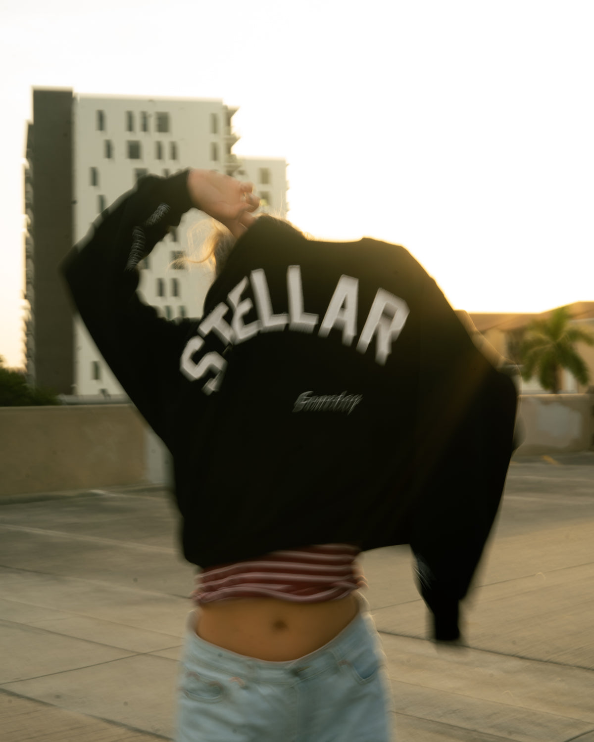 STELLAR SOMEDAY HOODIE - COAL BLACK / IVORY